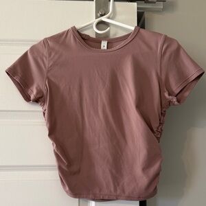 lululemon athletica Dusty Rose Short Sleeve Top